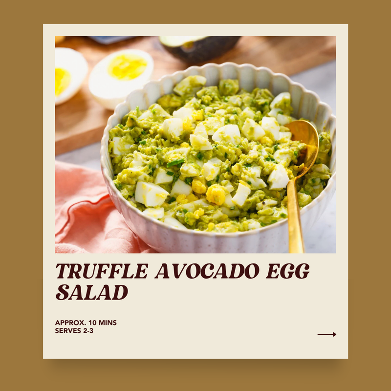 Truffle Avocado Egg Salad